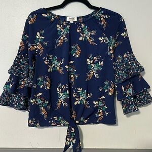 Ruffled Flower blouse